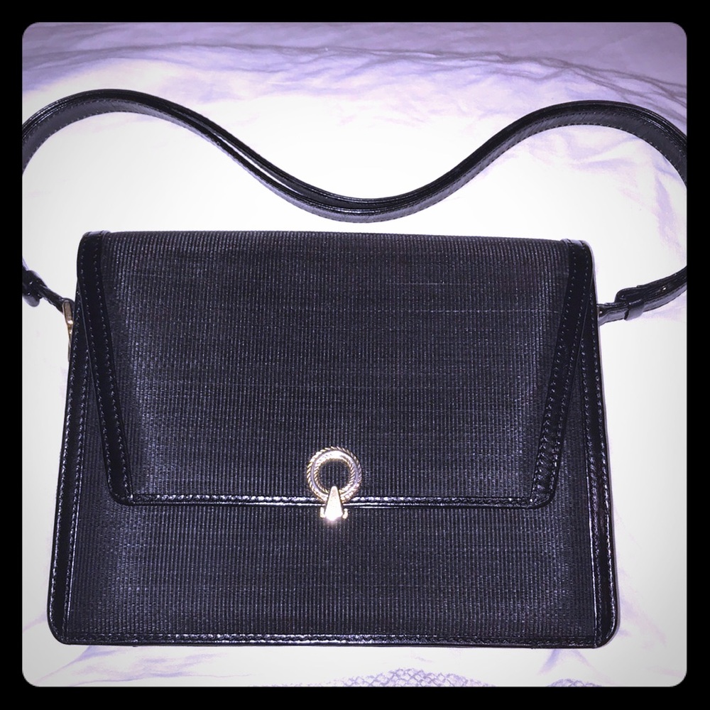 COPY - COPY - Lovely horsehair and leather bag. Adjustab…
